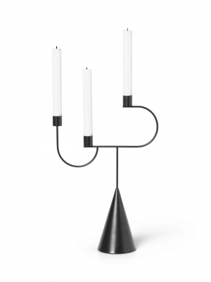 Avant Candelabra Black Candle holder Ferm Living
